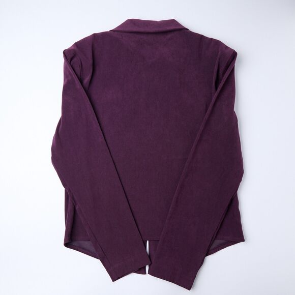 Vtg Dress.com Jacket Women's S/M Purple Stretch Y2K Retro Mod Dark Fairy Grunge - Picture 3 of 7